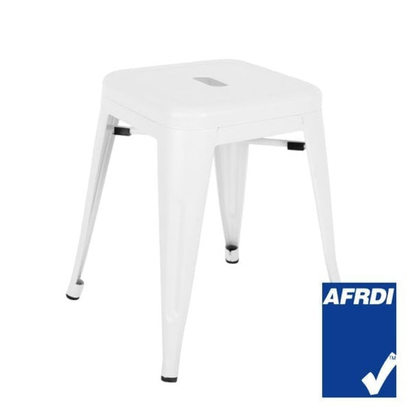 Small Tolix Stool- White