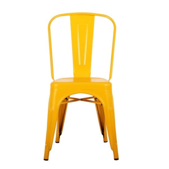 Tolix Chair -Matte Yellow