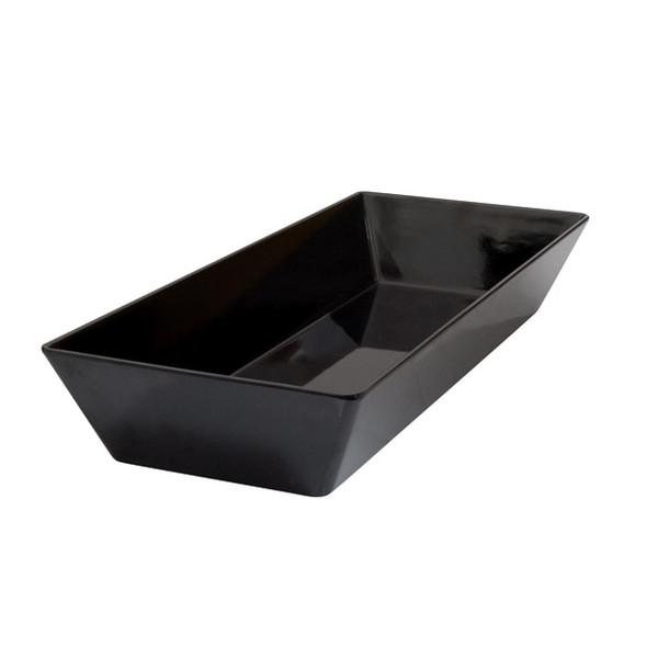 RECT DISH BLACK 500X200X70