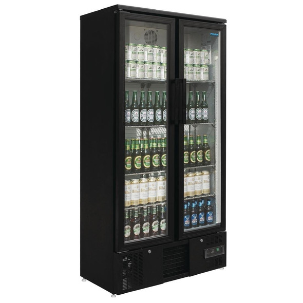 Polar G-Series Upright Back Bar Cooler with Hinged Doors 490Ltr.