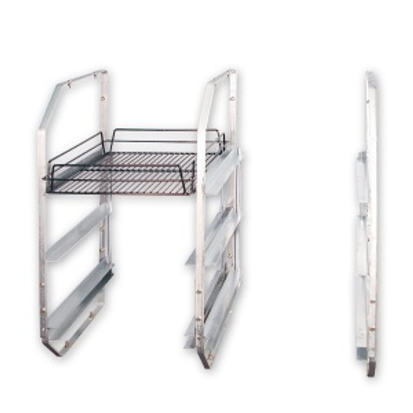 UNDER BAR RACK-3 TIER,LEFT