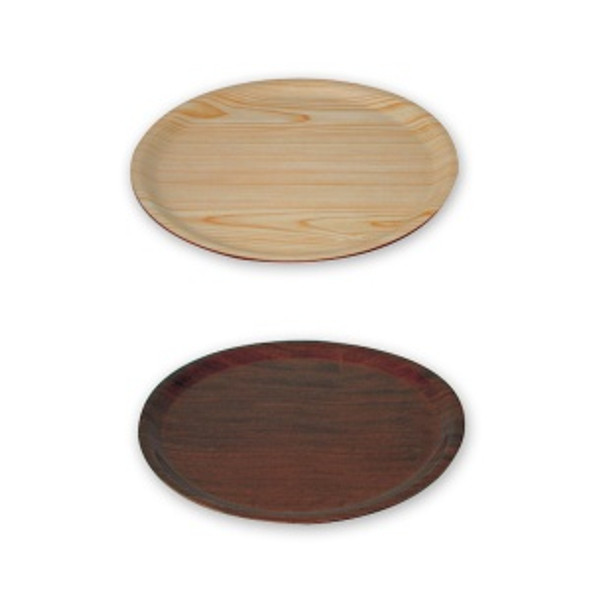 WOOD TRAY-ROUND,435mm