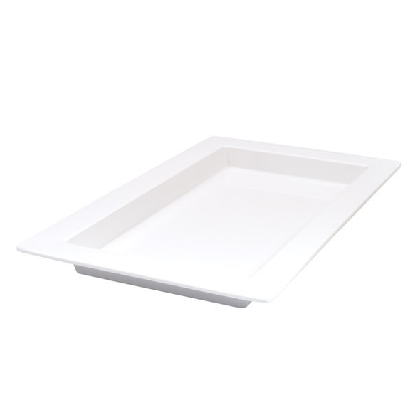 MELAMINE DEEP PLATTER -500x310x40mm, WHITE