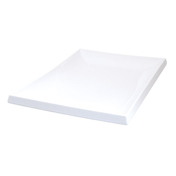 MELAMINE WHITE SUSHI PLATTER -395x265mm