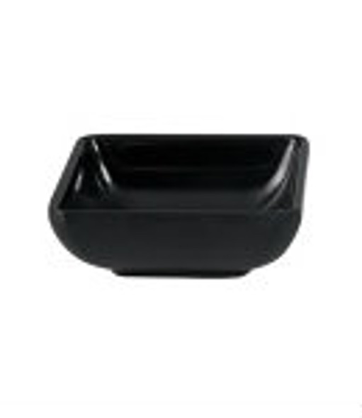 M/MINE SAUCE DISH-SQUARE, 70x70mm, BLACK