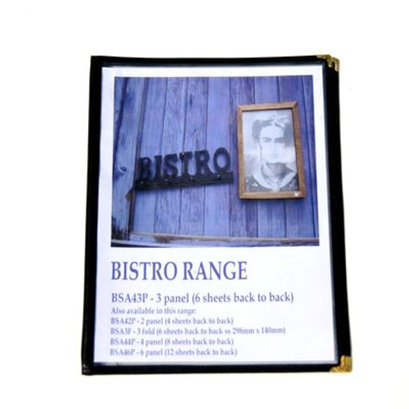 A4 Bistro Cover with 4 Panels