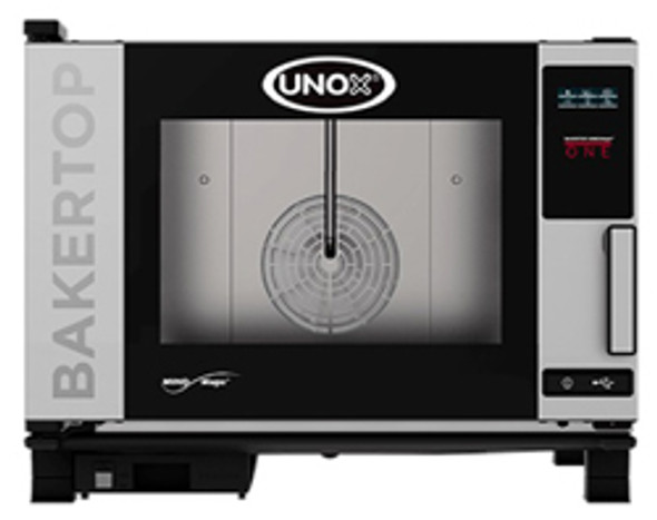 UNOX- XEBC-04EU-E1RM BAKERTOP COMBI OVEN - 4 tray.