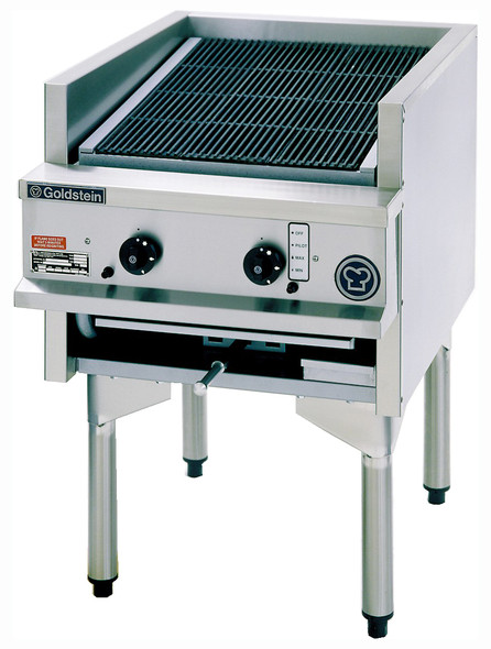 Goldstein CHDS24 GAS "CHAR-GLO" BROILER - CERAMIC ROCKS.