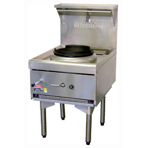 Goldstein - CWA1 - AIR COOLED SINGLE GAS WOK  WITH FLAME FAILURE PROTECTION.
