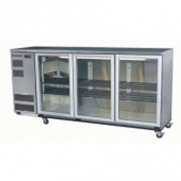 Skope BB580X - 3SW BACKBAR CHILLER 3 DOOR ( WHITE ) 580 LITRES.