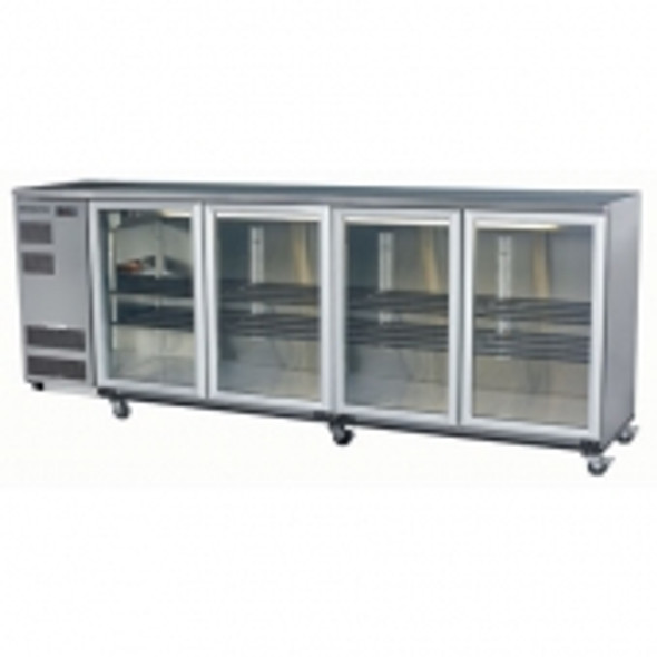 Skope BB780X 4SW BACKBAR CHILLER 4 DOOR ( WHITE ) 780 LITRES.