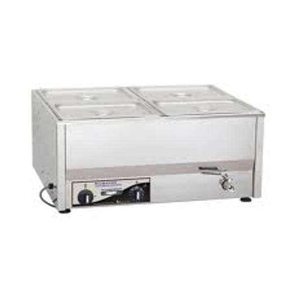 Roband - BM4A - BAIN MARIE - 4 x 1/2 size pans & lids included.