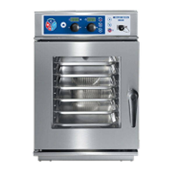 Blue Seal S Line EC623RSDW - 6 Tray Electric Compact Combi-Steamer Oven - Fully Automatic Wash System.