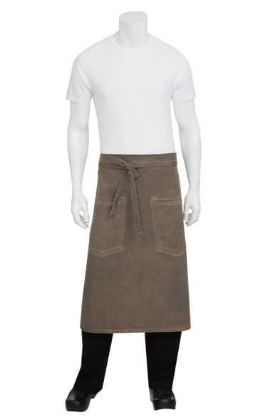 Dorset Earth Brown 3/4 Apron