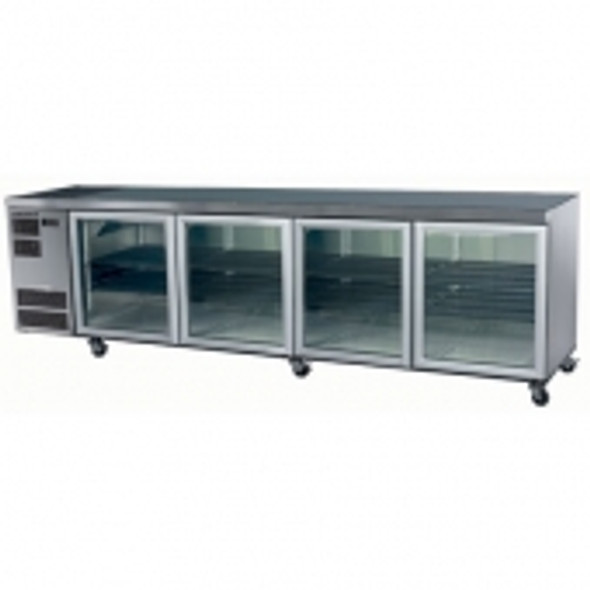 SKOPE - CL800 - SW - 4 Glass Door Underbench Chiller - White.