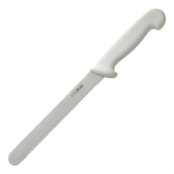 Hygiplas White Bread Knife 20cm