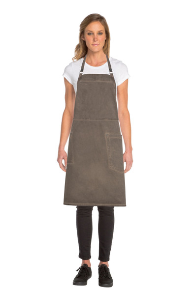 Dorset Earth Brown Cross Back Apron