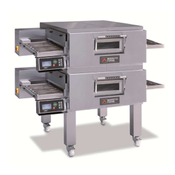 MORETTI FORNI SERIE T DOUBLE GAS - T75G/2 - Double Deck Gas Conveyor Oven.