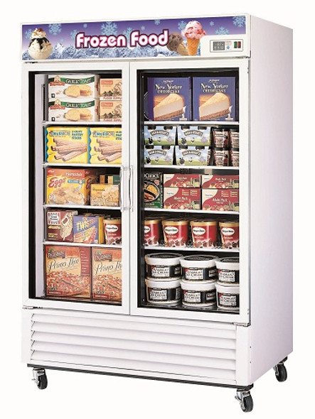 Austune FRS - 1250F -  Double Glass Door Upright Freezer .