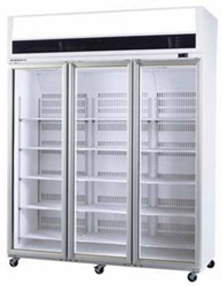 SKOPE VF1500X 3 Door Display Freezer - White.