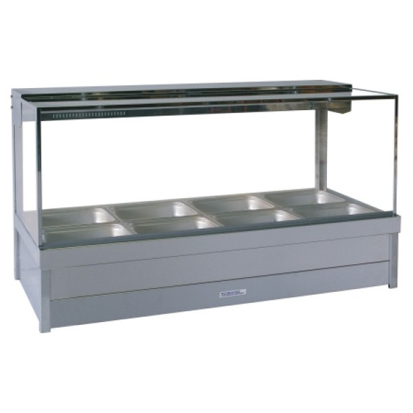 Roband - S25RD - Square Glass Hot Food Bar.