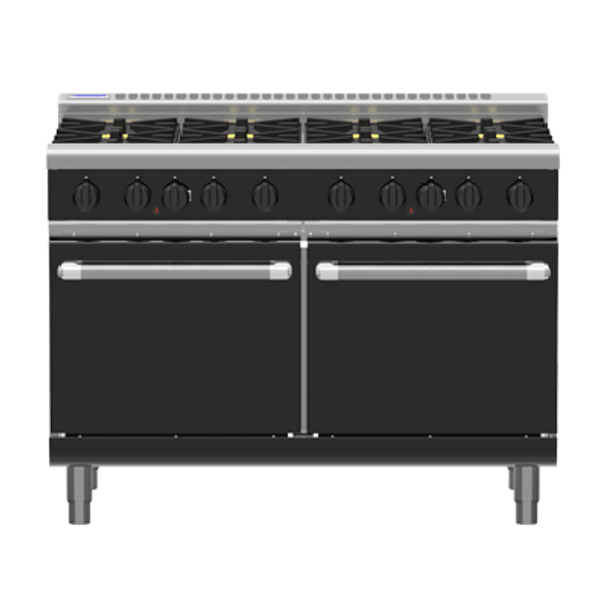 Waldorf Bold RNLB8820G - Gas 8 Burner With Static Oven Low Back Version.