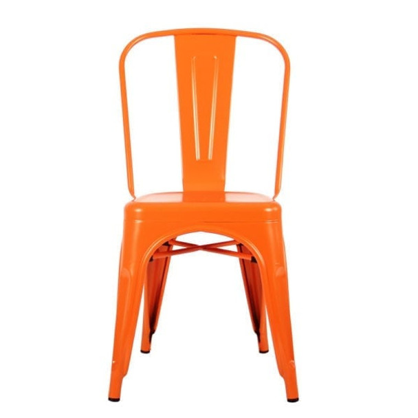 Tolix Chair - Orange