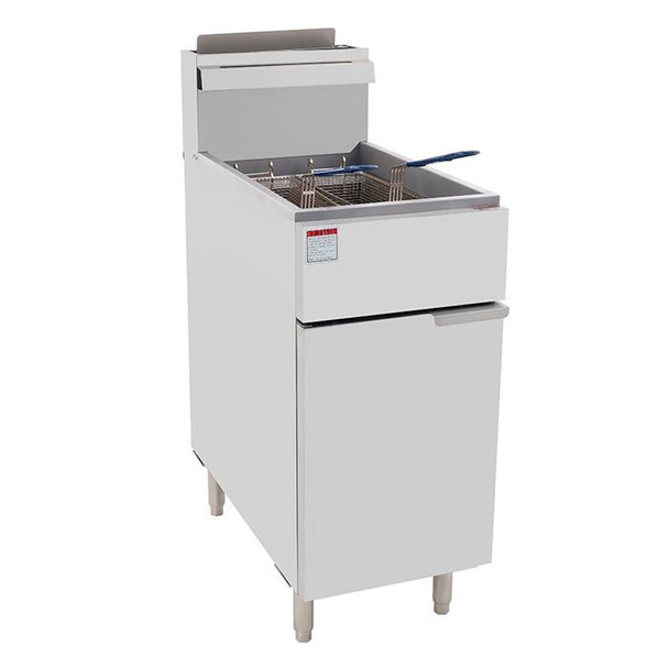 Cookrite ATFS-50 4 Burner Gas Fryer.