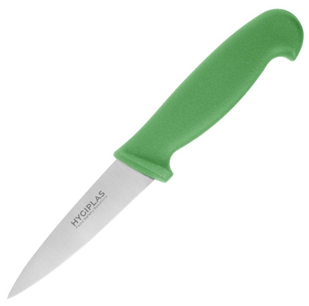 Hygiplas Paring Knife Green 90mm