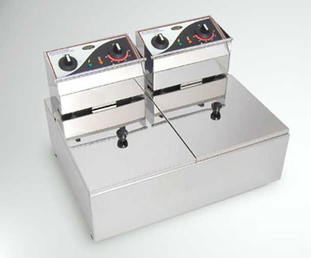 Roband - F25 - DOUBLE PAN DEEP FRYER -2x5 Litre.