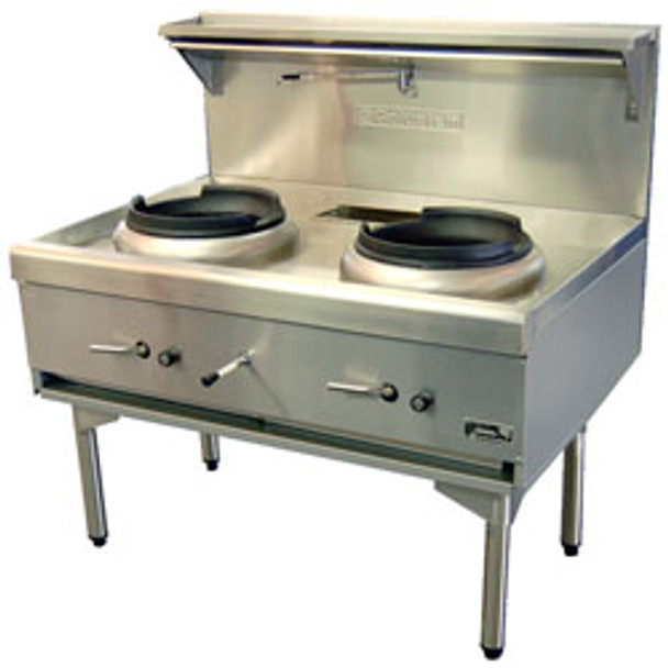 Goldstein - CWA2 -  AIR COOLED TWO RING GAS WOK.