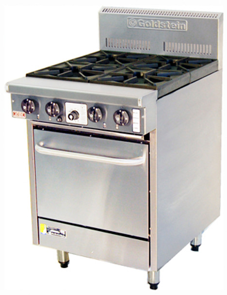 Goldstein PF-4-20 - Gas 4 Burner -Static Oven.