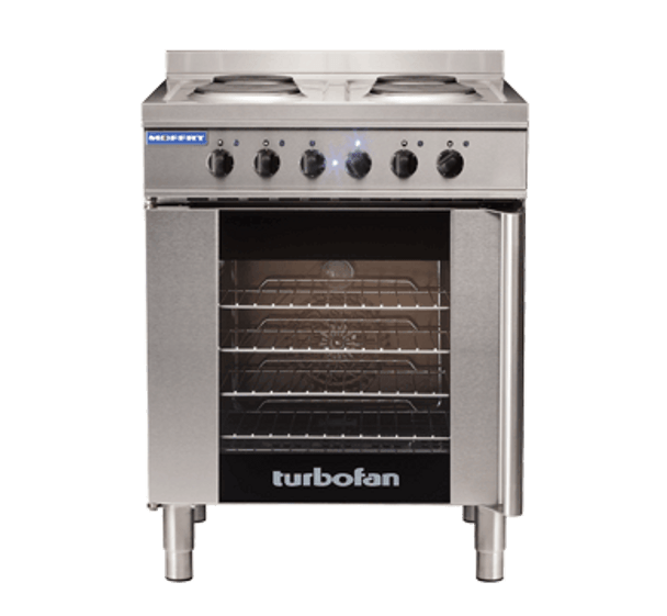 TURBOFAN E931M. Full Size Tray Electric Convection Oven And Cooktop.