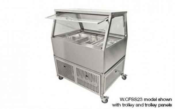 Woodson W.CFSS25 5 Module Self Serve Cold Food Display.