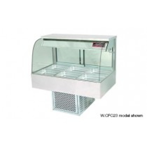 Woodson W.CFC26 6 Module Curved Cold Food Display.