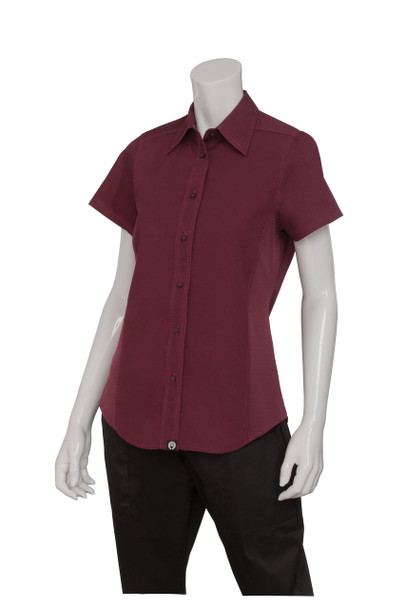 Ladies Merlot Cool Vent Shirt