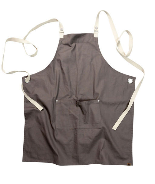 Byron Canvas Crossback apron - Grey