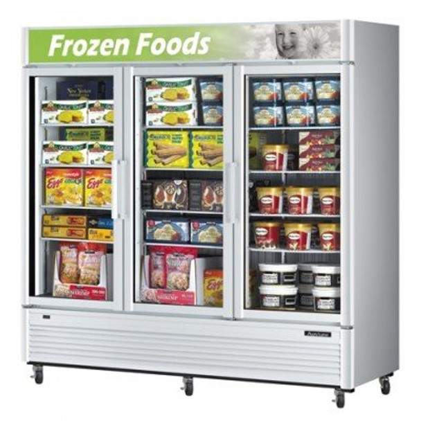 Turbo Air TGF-72SD Super Deluxe Glass Door Upright Freezer .