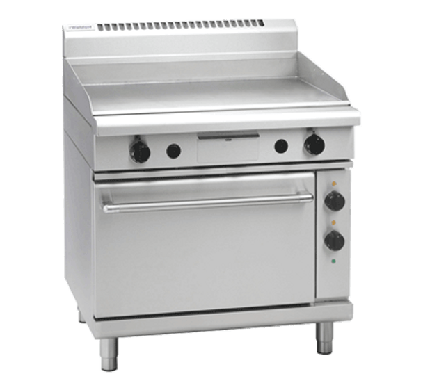 Waldorf 800 Series GP8910GE - 900mm Gas Griddle Electric Static Oven Range.