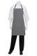 Brooklyn Black/Grey Bib Apron