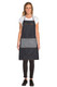 Manhattan Denim Black Cross Back Apron