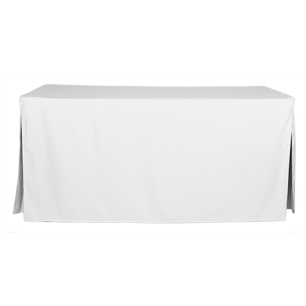 White Fitted Table Covers Tablevouge