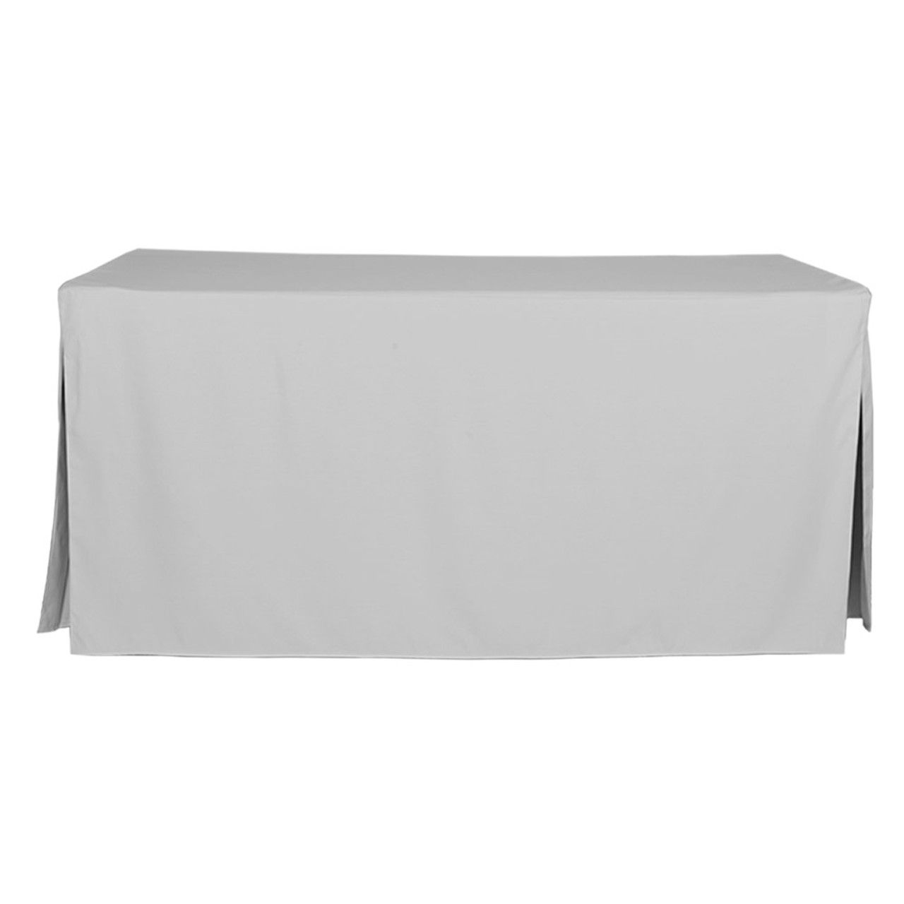 Hedvig Table Cloth Treated 140x310 cm Chambray, Silver / Beige