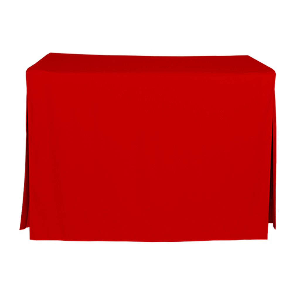 Red Fitted Table Covers Tablevouge