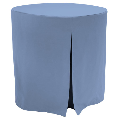 Re-dis"COVER" a favorite..transform your decorator/accent table into a modern sensation!  This 30-inch fitted decorator table cover is a custom-sized table cover in a fashionable signature solid. The decorator table cover is made from 100% woven polyester and premium thread count fabric. The stitched edges create a custom look while to-the-floor coverage neatly disguised table legs. 

The 30” decorator table cover is the most precise table cloth design, specially made for the popular decorator table. It’s great for showcasing in the bedroom, living room, second home, rental properties, guest home, first home, apartment or at the office. The genius design of decorator table cover allows for the pleats to be used front to back or side to side. Featuring washable, premium fabric that can be reused over and over again. Tablevogue decorator table covers offer the luxury of choosing between a modern, clean fit or an embellished, unique look when you add tassels, ribbon, toppers or more. 

The 30” decorator table cover is a great, all-purpose, multi-functional table cloth size. Decorator tables make for great corner tables, food and drink stations at parties and events, night desks and so much more. It’s one of the most popular table sizes used for a variety of events and features an ergonomic design. Many decorator tables might be old and shabby - give your trusty decorator new life with the Tablevogue’s 30” decorator table cloth, specially designed to hide the old table underneath, turning it into a chic, stylish addition to your home or event decor. 

Dimensions: 30" diameter x 30" high, fits a standard 30-inch decorator table.

Care Instructions: 100% Polyester, Machine wash warm, No or low tumble dry.
 
