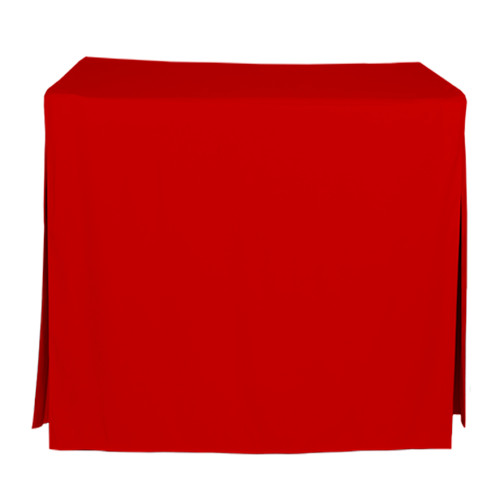 34-Inch Fitted Table Cover - Red