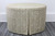 60-Inch Round Fitted Table Cover - Damask Caramel