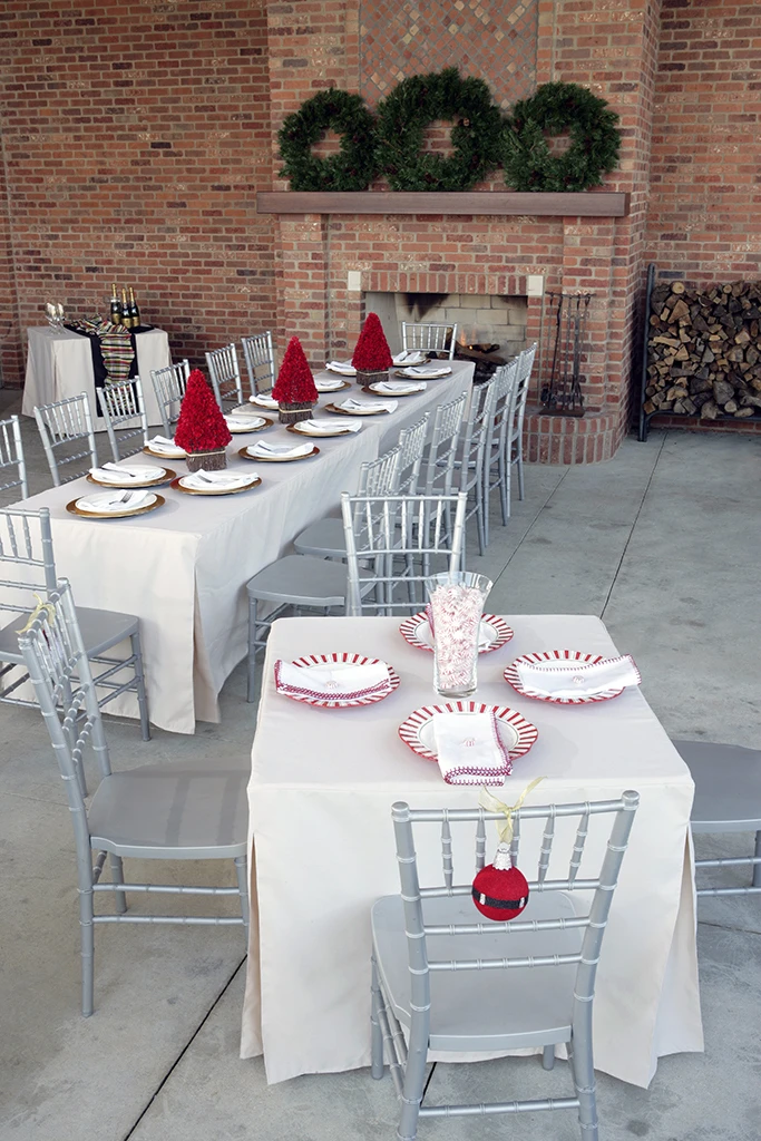 34-Inch Fitted Table Cover White