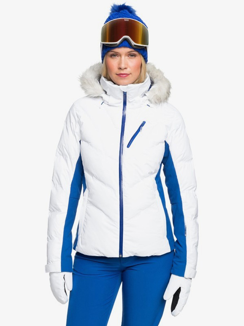 Roxy Women's Snowstorm Snow Jacket - Bright White WBB0 - 2021