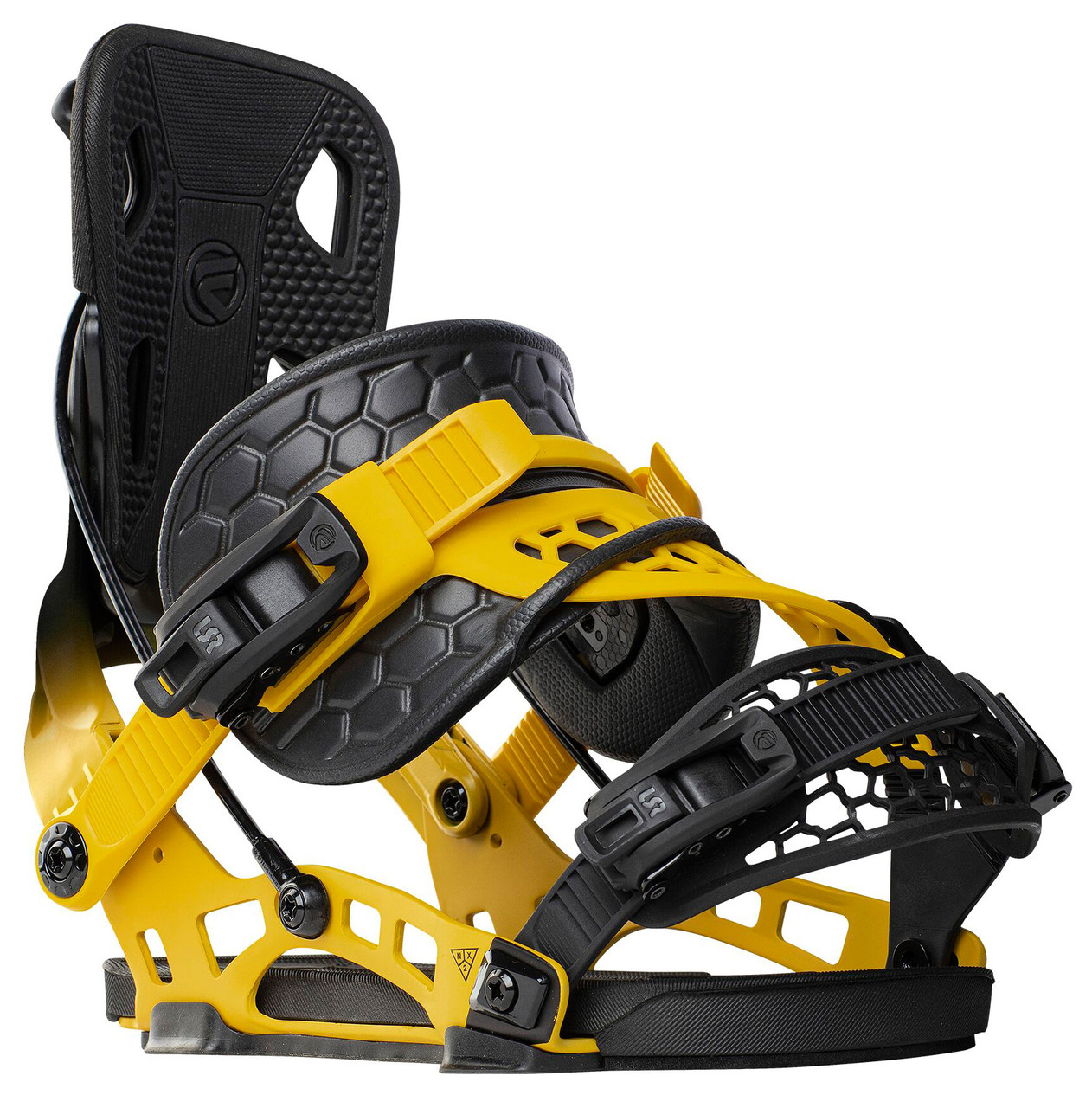 Flow NX2 Hybrid Steel Mustard Snowboard Bindings - SNS Boards